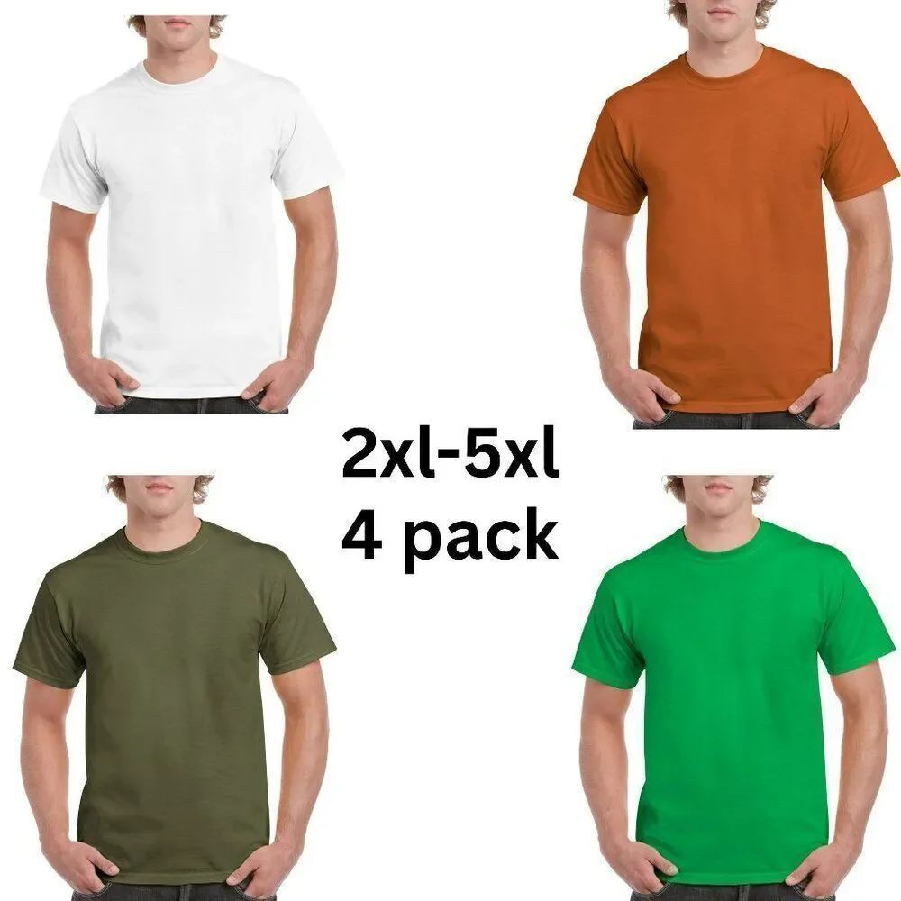 NEW 4 pack unisex/ men women shirt short sleeve 4 shirts great deal!